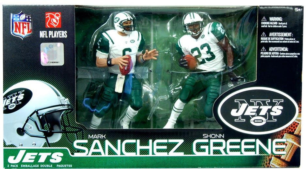 New York Jets Sport Picks NFL 16 Mark Sanchez and Shonn Greene 2 Pack - McFarlane Toys