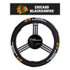 Chicago Blackhawks Steering Wheel Cover Leather CO -
