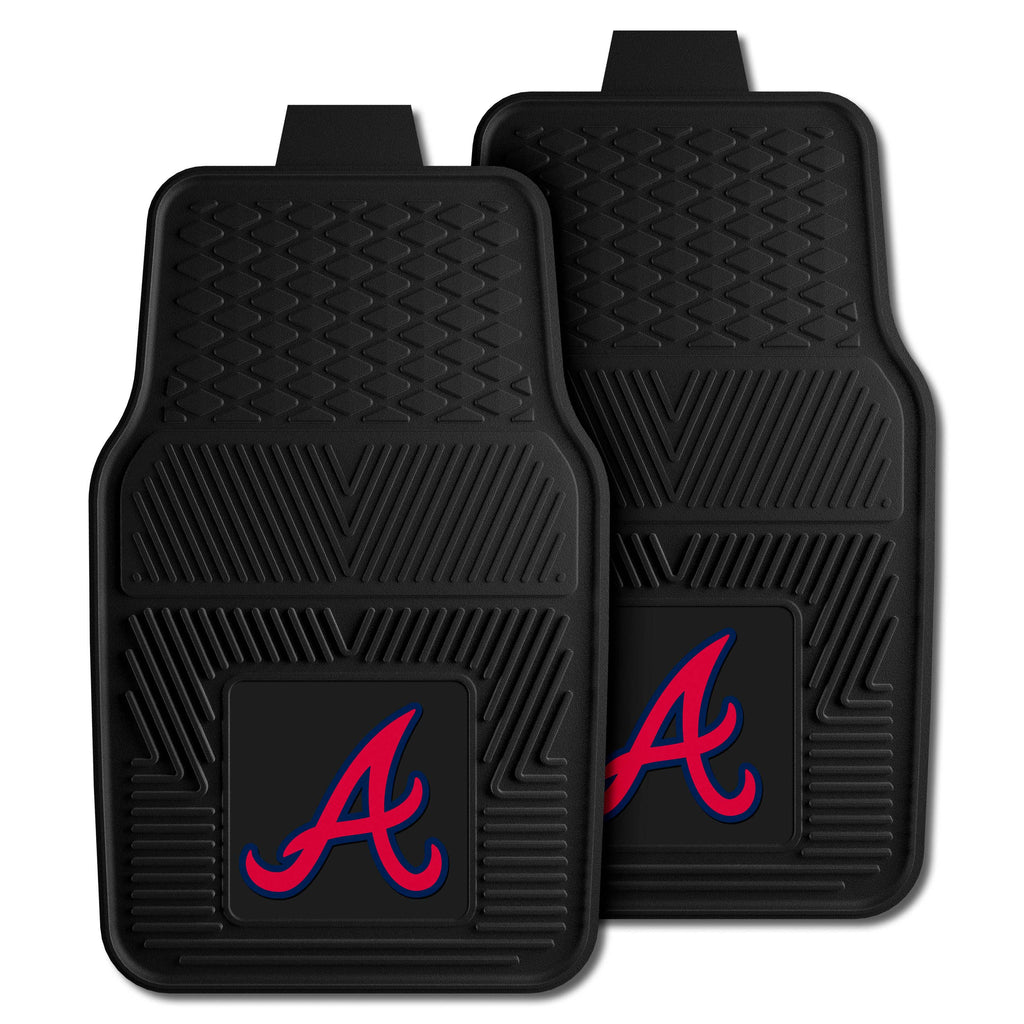 Fanmats - MLB - Atlanta Braves 2-pc Vinyl Car Mat Set 17''x27''