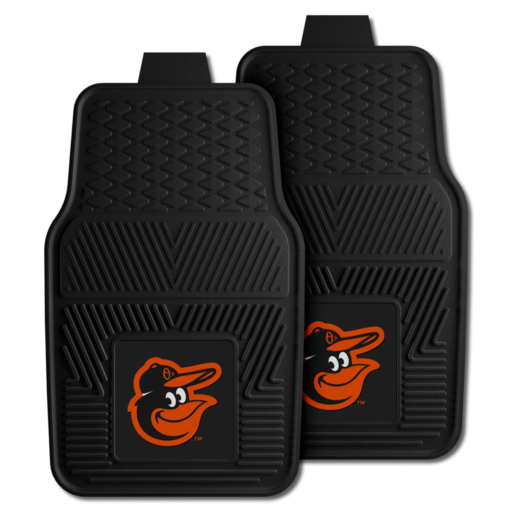 Fanmats - MLB - Baltimore Orioles 2-pc Vinyl Car Mat Set 17''x27''