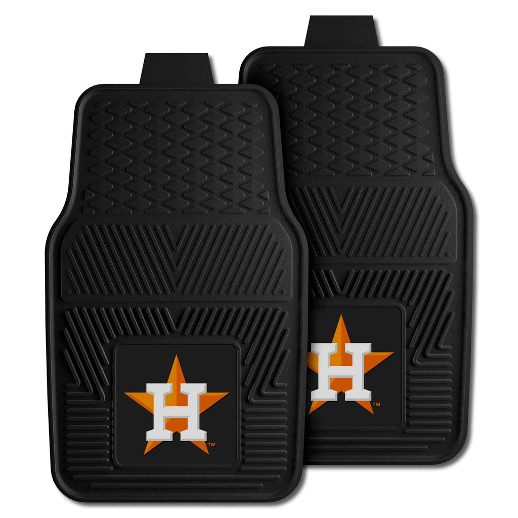 Fanmats - MLB - Houston Astros 2-pc Vinyl Car Mat Set 17''x27''