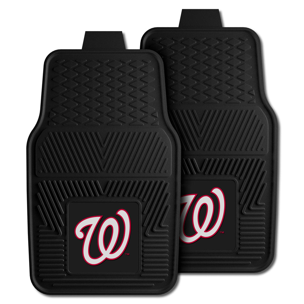 Fanmats - MLB - Washington Nationals 2-pc Vinyl Car Mat Set 17''x27''