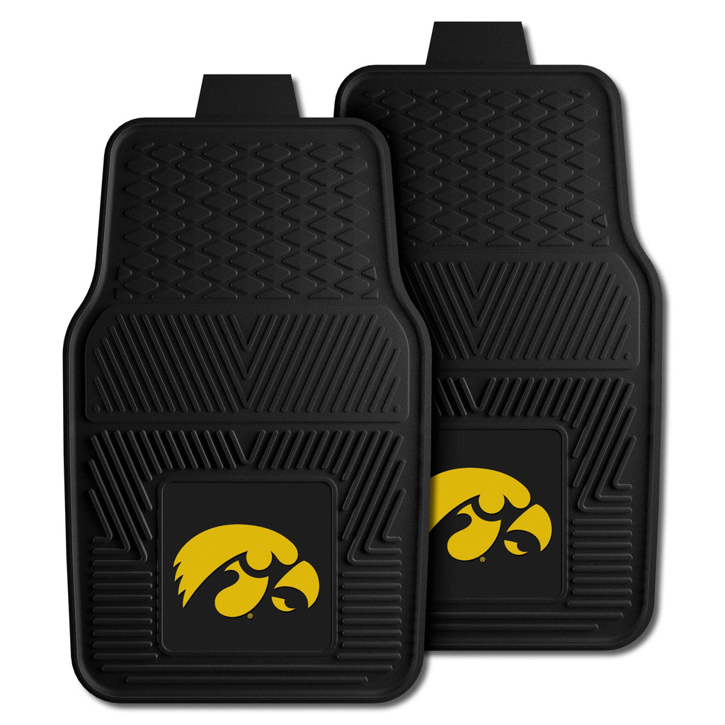 Fanmats - University of Iowa 2-pc Vinyl Car Mat Set 17''x27''
