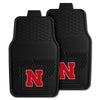 Fanmats - University of Nebraska 2-pc Vinyl Car Mat Set 17''x27''