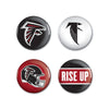 Atlanta Falcons Buttons 4 Pack - Wincraft