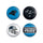 Carolina Panthers Buttons 4 Pack - WinCraft