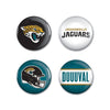 Jacksonville Jaguars Buttons 4 Pack - WinCraft