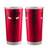 Chicago Bulls Travel Tumbler 20oz Stainless Steel - Special Order - Logo Brands