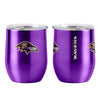 Baltimore Ravens Travel Tumbler 16oz Stainless Steel Curved - Logo Brands