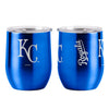 Kansas City Royals Travel Tumbler 16oz Stainless Steel Curved - Special Order - Logo Brands