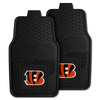 Fanmats - NFL - Cincinnati Bengals 2-pc Vinyl Car Mat Set 17''x27''