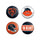 Chicago Bears Buttons 4 Pack - WinCraft