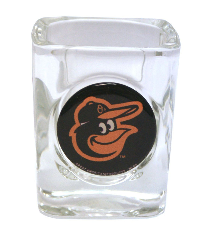 Baltimore Orioles Square Shot Glass - 2 oz. - Great American Products