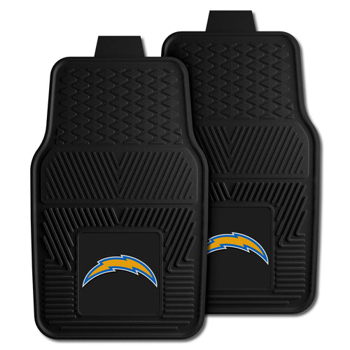 Fanmats - NFL - Los Angeles Chargers 2-pc Vinyl Car Mat Set 17''x27''