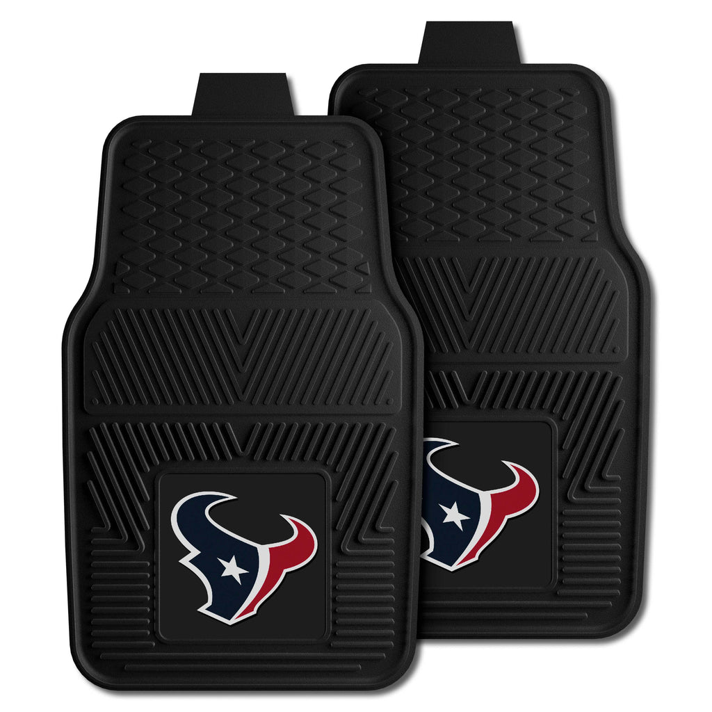 Fanmats - NFL - Houston Texans 2-pc Vinyl Car Mat Set 17''x27''