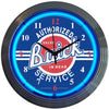 Gm Buick Service Neon Clock