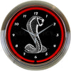 Ford Snake Neon Clock