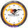 Ford Mustang Since 1964 Orange Neon Clock