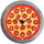 Pizza Neon Clock