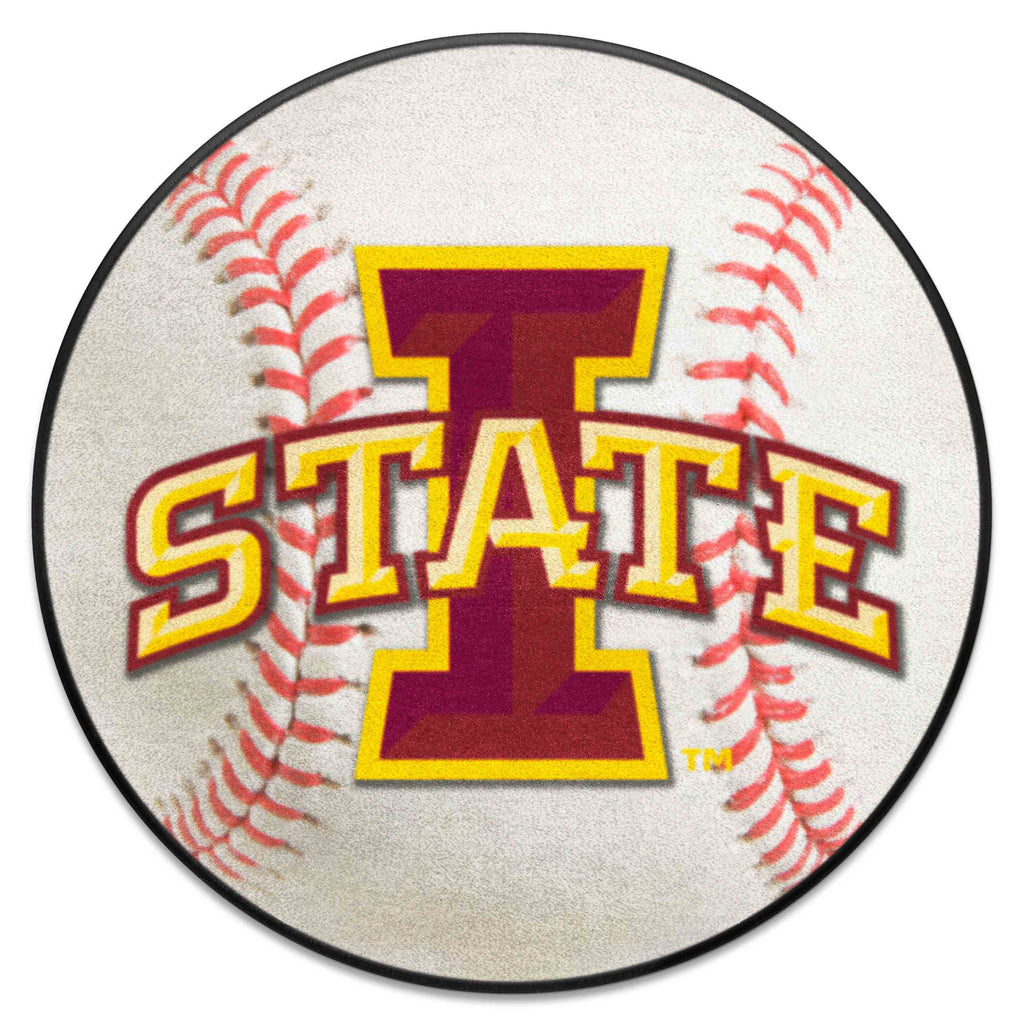 Fanmats - Iowa State University Baseball Mat 27'' diameter