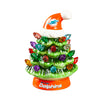 Miami Dolphins Christmas Tree 4 Inch LED Tabletop - Evergreen Enterprises