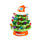 Miami Dolphins Christmas Tree 4 Inch LED Tabletop - Evergreen Enterprises