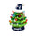 New England Patriots Christmas Tree 4 Inch LED Tabletop - Evergreen Enterprises