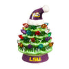 LSU Tigers Christmas Tree 4 Inch LED Tabletop - Evergreen Enterprises
