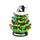Michigan State Spartans Christmas Tree 4 Inch LED Tabletop - Evergreen Enterprises