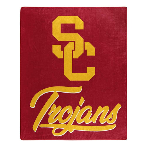 USC Trojans Blanket 60x80 Raschel Digitize Design - The Northwest Company