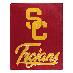 USC Trojans Blanket 50x60 Raschel Signature Design - the Northwest Company