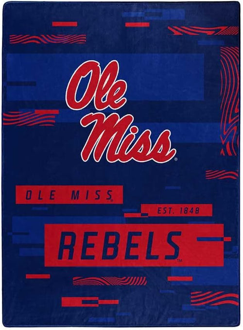 Mississippi Rebels Blanket 60x80 Raschel Digitize Design - The Northwest Company