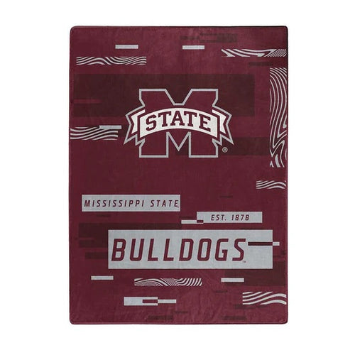 Mississippi State Bulldogs Blanket 60x80 Raschel Digitize Design - The Northwest Company