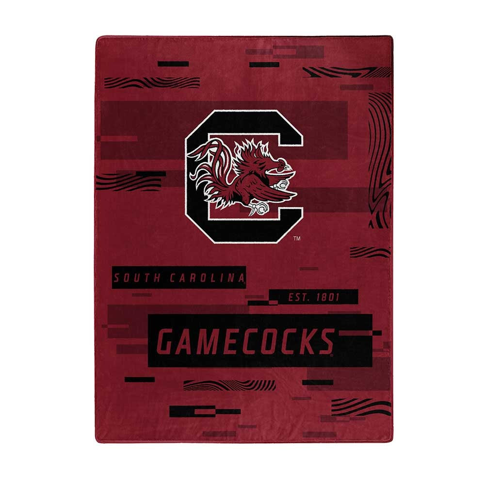 South Carolina Gamecocks Blanket 60x80 Raschel Digitize Design - The Northwest Company