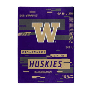 Washington Huskies Blanket 60x80 Raschel Digitize Design - The Northwest Company