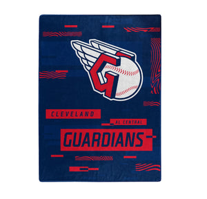 Cleveland Guardians Blanket 60x80 Raschel Digitize Design - The Northwest Company