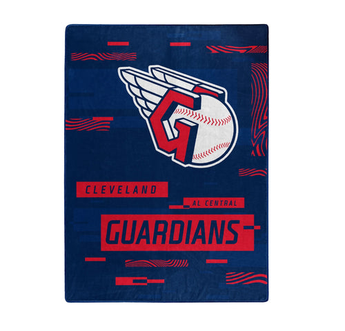 Cleveland Guardians Blanket 60x80 Raschel Digitize Design - The Northwest Company