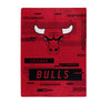 Chicago Bulls Blanket 60x80 Raschel Digitize Design - The Northwest Company