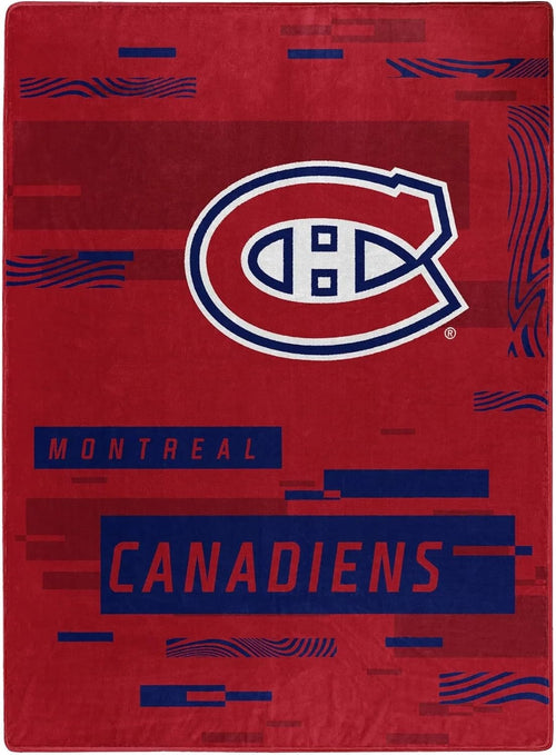 Montreal Canadiens Blanket 60x80 Raschel Digitize Design - The Northwest Company