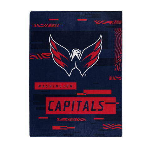Washington Capitals Blanket 60x80 Raschel Digitize Design - The Northwest Company