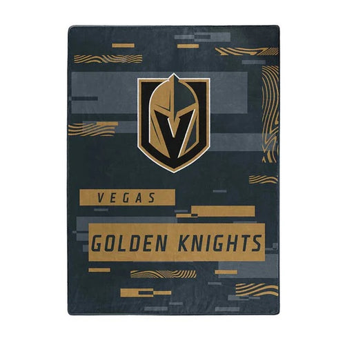 Vegas Golden Knights Blanket 60x80 Raschel Digitize Design - The Northwest Company