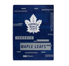 Toronto Maple Leafs Blanket 60x80 Raschel Digitize Design - The Northwest Company