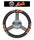 New York Mets Steering Wheel Cover Leather -