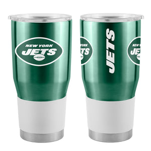 New York Jets Travel Tumbler 30oz Stainless Steel - Logo Brands