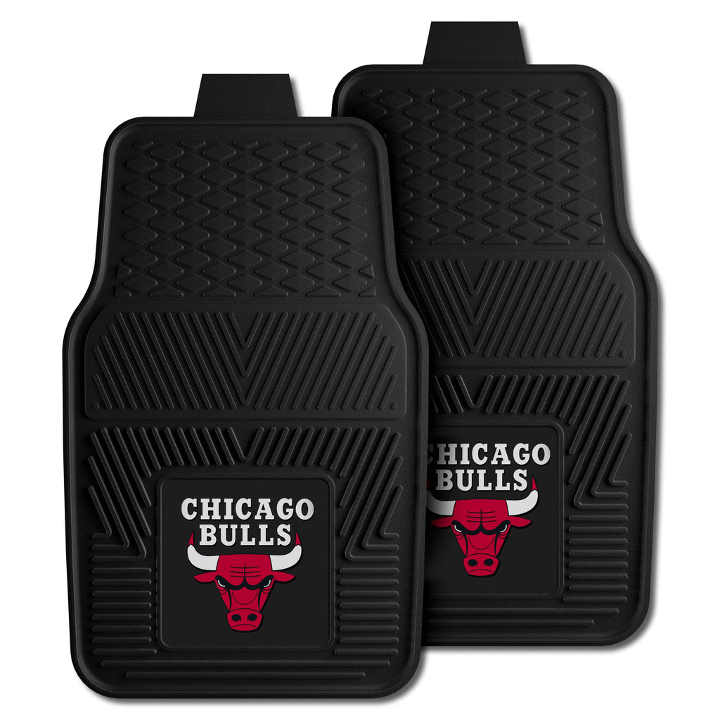 Fanmats - NBA - Chicago Bulls 2-pc Vinyl Car Mat Set 17''x27''