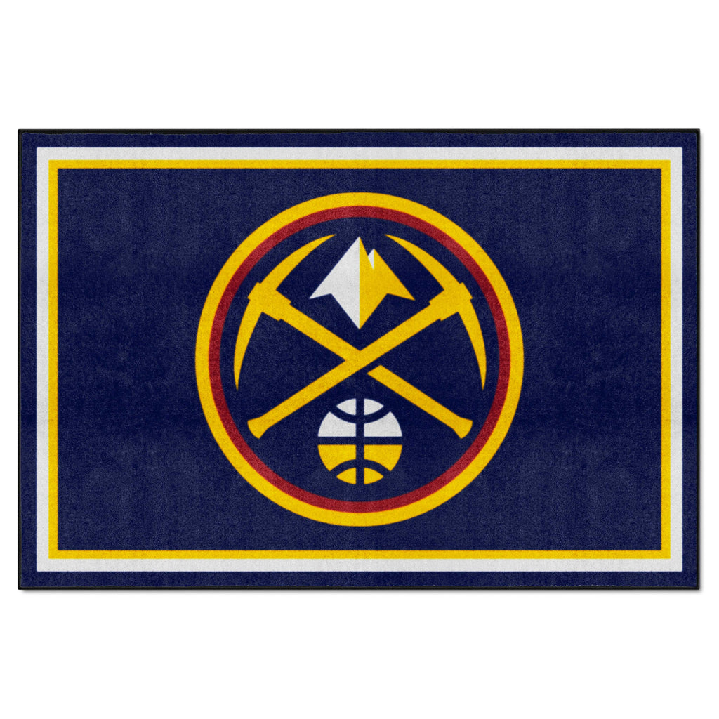 Fanmats - NBA - Denver Nuggets 5x8 Rug 59.5''x88''