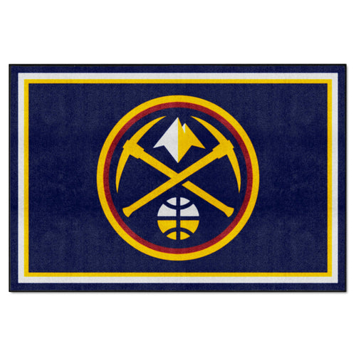Fanmats - NBA - Denver Nuggets 5x8 Rug 59.5''x88''