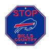 Buffalo Bills Sign 12x12 Plastic Stop Style - Fremont Die