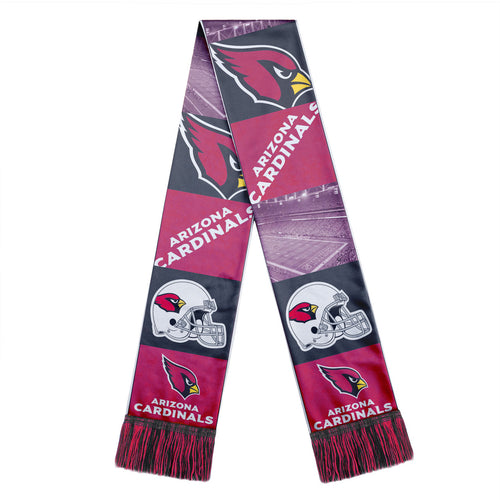 Arizona Cardinals Scarf Printed Bar Design - Forever Collectibles