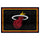 Fanmats - NBA - Miami Heat 5x8 Rug 59.5''x88''